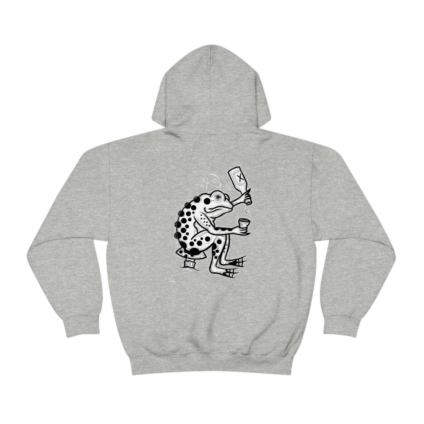 DRUNK FROG Hooded Sweatshirt