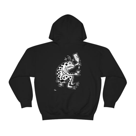 DRUNK FROG Hooded Sweatshirt