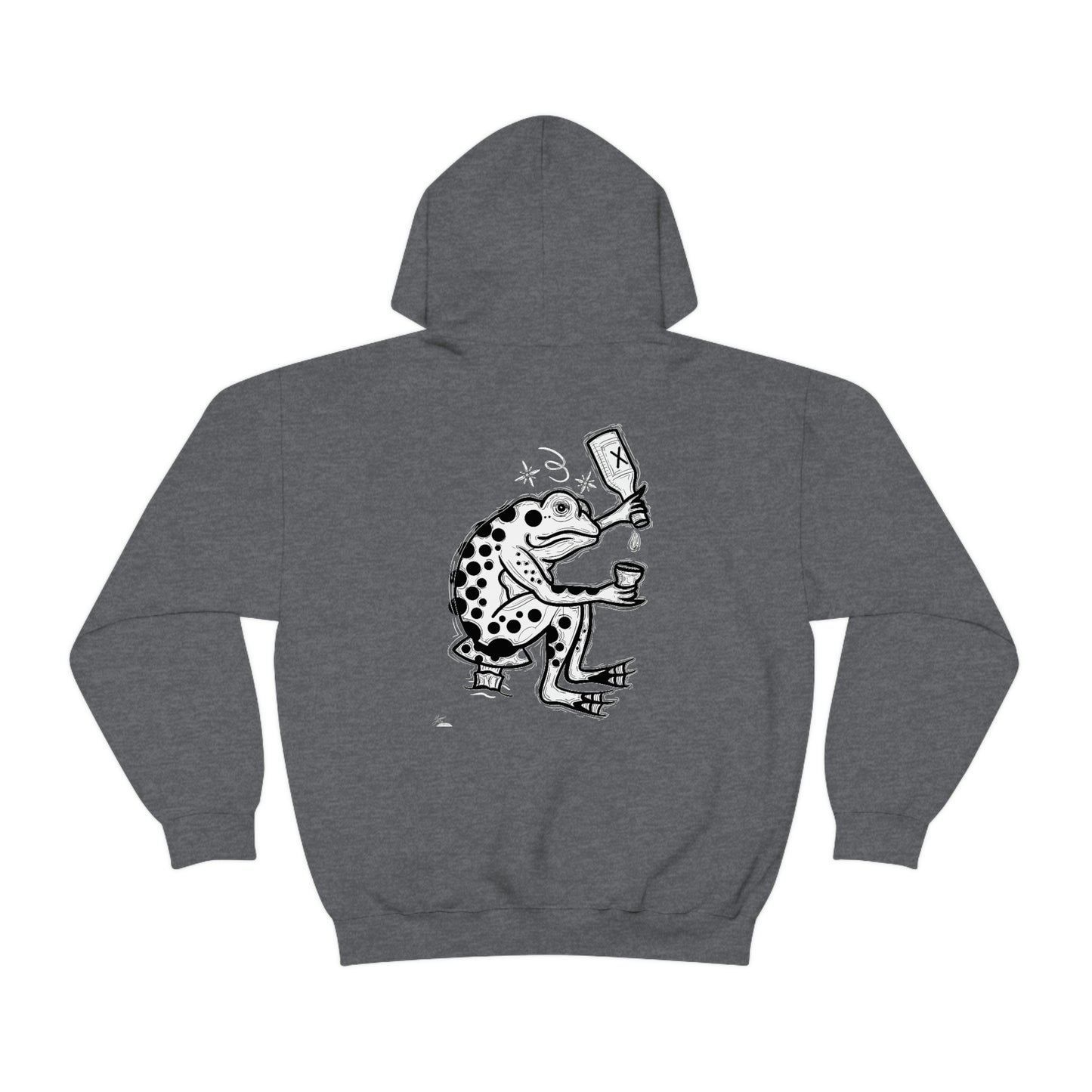 DRUNK FROG Hooded Sweatshirt