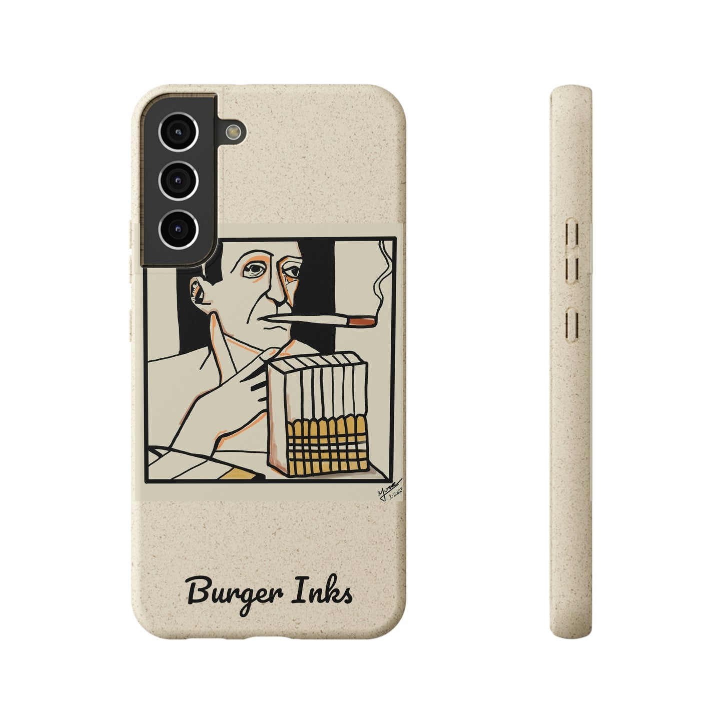 Biodegradable Burger Inks Custom Case